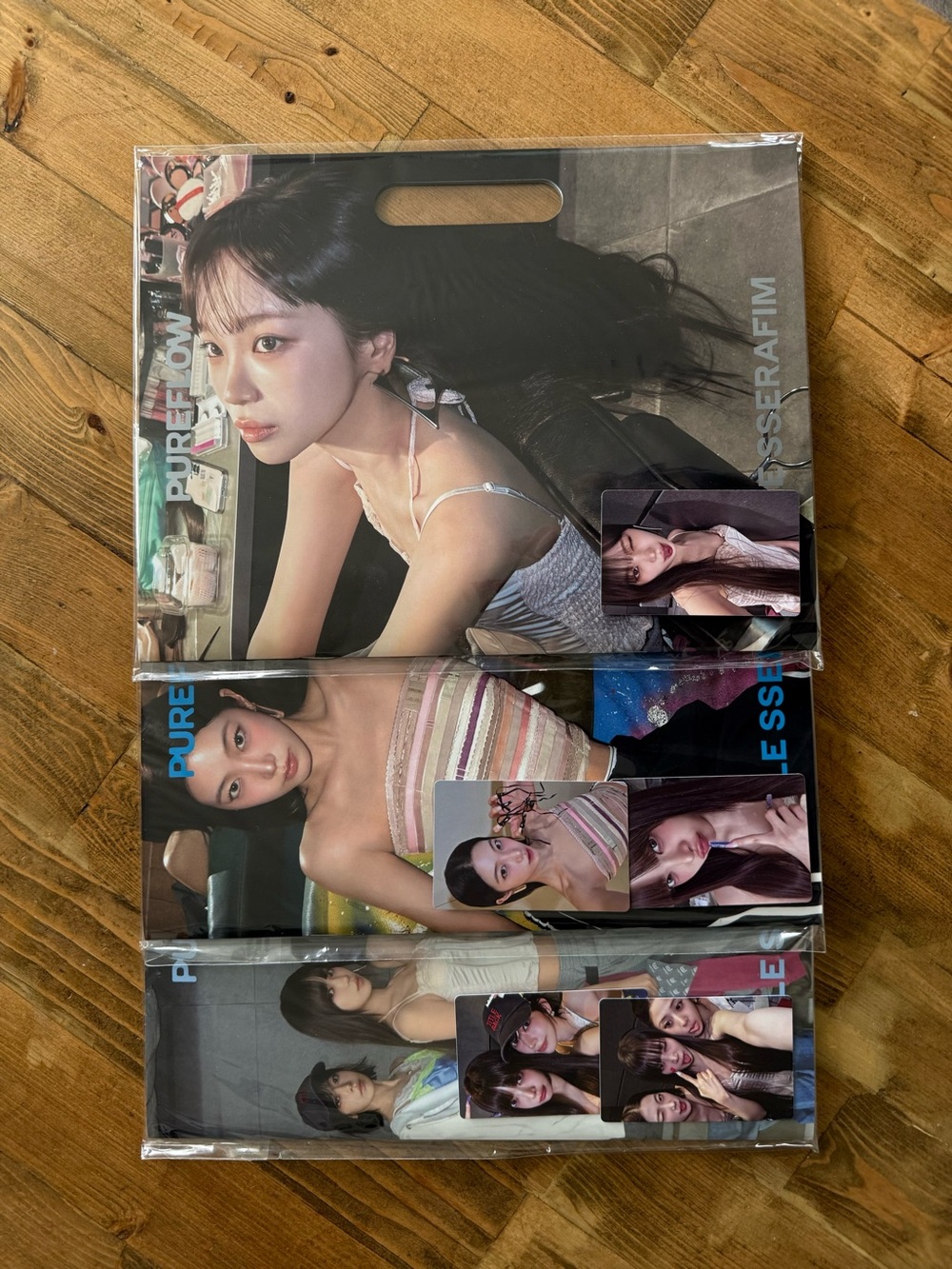 Le Sserafim PUREFLOW compact album set